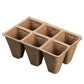 30 Cells Peat Pots Seed Starter Trays 5 Packs Biodegradable Seedling Pots Germination Trays Organic Plant Starter Kit A
