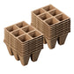 30 Cells Peat Pots Seed Starter Trays 5 Packs Biodegradable Seedling Pots Germination Trays Organic Plant Starter Kit C