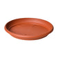 6 Pack Plant Saucer Tray 3.6 inch, Heavy Duty Plastic Pot Plant Drip Trays Saucers for Indoors Outdoor, Plant Water Tray for Planters 4" Brown