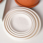 6 Pack Plant Saucer Tray 3.6 inch, Heavy Duty Plastic Pot Plant Drip Trays Saucers for Indoors Outdoor, Plant Water Tray for Planters 4.7" White