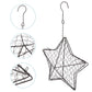 Iron Wire Wall Planter Hanging Basket Decorative Flower Pot Holder Space Saving for Indoor Outdoor Use 1 Pc