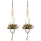 2 Pack 48 Inches Plant Hanger Flower Pot Plant Holder for Indoor Outdoor Decorations, Large, 4 Legs