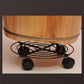 Heavy Duty Iron Garden Pot Mover with Casters, Potted Plant Dolly with Locking Wheels for Outdoor & Indoor