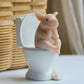 Pig Miniature Resin Garden Statue, Outdoor Lawn Decoration Gardening Potted Decorative Resin Statue. Best Gift