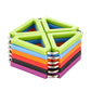 6pcs Silicone Mat Expandable Hot Pot Holder with Stainless Steel Frame for Home Kitchen Heat Resistant Insulated Hot Pads