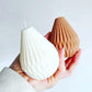 Pear Shape Candle Mold Silicone Resin Mold for Aromatherapy Candles Resin Casting Homemade Wax Making Polymer Clay DIY Craft