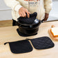 4 pcs Cotton Pot Holders Cotton Made Machine Washable Heat Resistant Everyday Kitchen Basic Pot Holder, Hot Pads