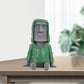 Resin Easter Island Statue Decor Massive Megalith Retro Style Roman  Head Sculpture for Bedroom Desktop Ornament, Gray