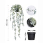 Artificial Hanging Plants Fake Eucalyptus Potted Plant Hanging Plant for Wall Room Home Indoor Outdoor Shelf Decoration