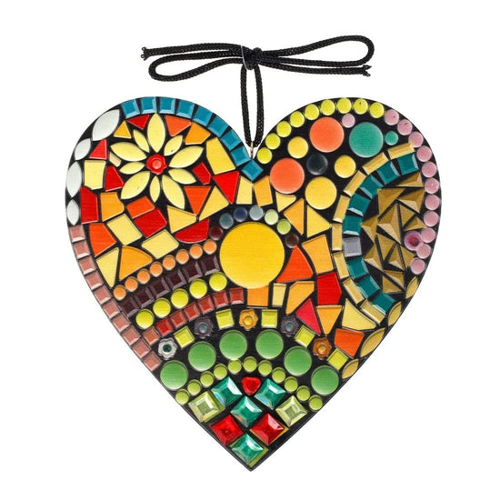 Garden Heart Sculpture Decor Colorful Resin Love Decoration Love Pendant Craftsmanship Unique Love Hoisting Outdoor Garden
