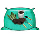 Plant transplantation and dirtiness control transplantation pad, thickened waterproof pot tray, succulent plant pot mat