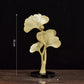 Nordic Ginkgo Decorative Leaf Sculpture Home Decoration Living Room Office Resin Decoration Accessories Desktop Decoration
