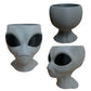 Alien Planter - Alien Bust Plant Pot - Scifi Indoor Planters - Space Indoor Home Decor - Cool Planters - Office Plant（green）