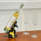 Ancient Egyptian Anubis Wine Rack - Creative Resin Craft Wine Bottle Holder, Home Bar Cabinet Decoration