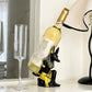 Ancient Egyptian Anubis Wine Rack - Creative Resin Craft Wine Bottle Holder, Home Bar Cabinet Decoration