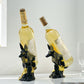 Ancient Egyptian Anubis Wine Rack - Creative Resin Craft Wine Bottle Holder, Home Bar Cabinet Decoration
