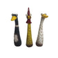 Outdoor Garden Decor Chicken, Duck & Goose Resin Animal Statues, Fun Lawn Ornaments for Farmhouse or Microlandscape Design, Weatherproof & Durable