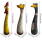 Outdoor Garden Decor Chicken, Duck & Goose Resin Animal Statues, Fun Lawn Ornaments for Farmhouse or Microlandscape Design, Weatherproof & Durable