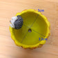 Cute Hedgehog Pineapple Resin Planter - Mini Succulent Pot, Desktop Decor, Garden Ornament, Unique Gift for Plant Lovers (Pineapple)