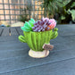Cactu-Shaped Resin Planter  - Mini Multi-Opening Flower Pot for Desktop, Garden, Office Decor, Unique Gift for Plant Lovers (Cactu)