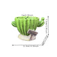 Cactu-Shaped Resin Planter  - Mini Multi-Opening Flower Pot for Desktop, Garden, Office Decor, Unique Gift for Plant Lovers (Cactu)