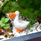 Cute Pelican Planter Pot, Small Resin Pelican Flower Pot with Drainage, Funny Animal Succulent Planter for Indoor Outdoor Garden Desk Decor Gift