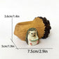 Creative Hedgehog Pinecone Resin Planter, Mini Succulent Pot for Indoor & Outdoor Garden Decor