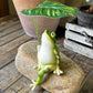 Creative Umbrella Frog Resin Figurine - Outdoor Patio Garden Balcony Decor, Aquarium Micro Landscape Craft