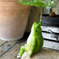 Creative Umbrella Frog Resin Figurine - Outdoor Patio Garden Balcony Decor, Aquarium Micro Landscape Craft