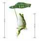Creative Umbrella Frog Resin Figurine - Outdoor Patio Garden Balcony Decor, Aquarium Micro Landscape Craft