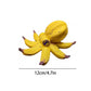 Creative Banana Octopus Resin Ornament - Fun Cartoon Pastoral Home Decor, Unique Yellow-Green Desktop Sculpture(Yellow)