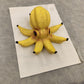 Creative Banana Octopus Resin Ornament - Fun Cartoon Pastoral Home Decor, Unique Yellow-Green Desktop Sculpture(Yellow)