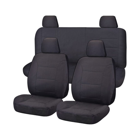 Challenger Canvas Seat Covers - For Nissan Frontier D40 Series Dual Cab (2006-2015)