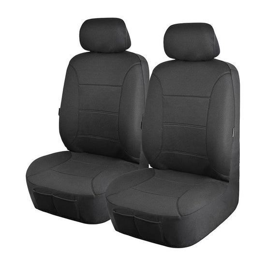 Universal Platinum Front Seat Covers Size 30/35 | Charcoal