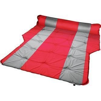 Trailblazer Self-Inflatable Air Mattress With Bolsters and Pillow - RED