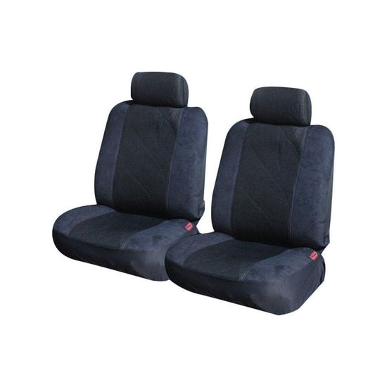 Prestige Suede Rear Seat Covers - Universal Size 06/08H Grey