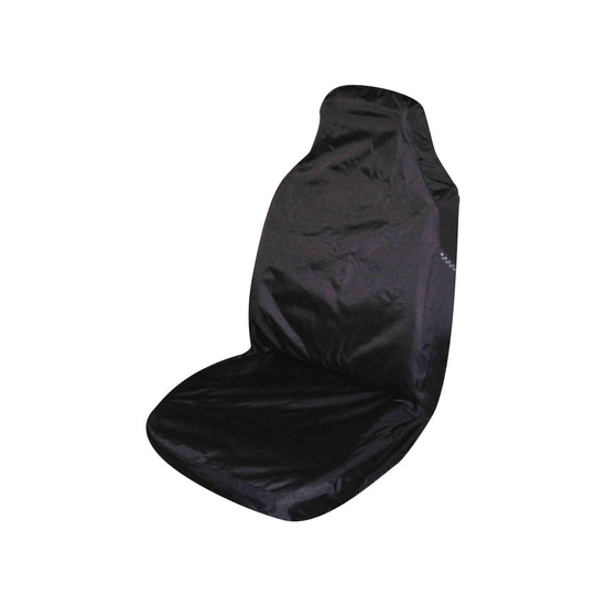 Universal Supreme Throwover Seat Cover Canvas - Black