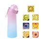 0 Sugar 0 Calorie Scented Water Bottle Gradient of pink and blue