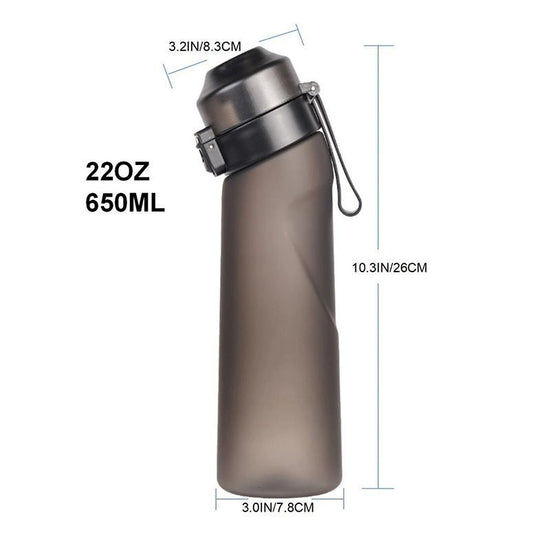 0 Sugar 0 Calorie Scented Water Bottle Matte Black