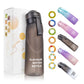 0 Sugar 0 Calorie Scented Water Bottle Matte Black 7 Rings