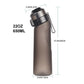 0 Sugar 0 Calorie Scented Water Bottle Matte Black 7 Rings