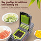 14-in-1 Vegetable Chopper (11 Blades+Spoon-shaped Tool)