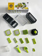 14-in-1 Vegetable Chopper (3 Blades+Spoon-shaped Tool)