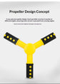 1SetSprinkler(Base+Trident)-Yellow