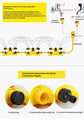 1SetSprinkler(Base+Trident)-Yellow