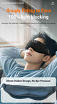3D Bluetooth Sleep Eye Mask Black
