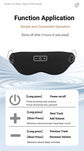 3D Bluetooth Sleep Eye Mask Black
