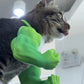 3D printed Hulk Cat Arm Green
