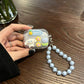 5-Piece Clear Case + Blue Bracelet