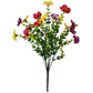 7 Heads 35 Mesh Eucalyptus Violet Rose Red 21 Bunches